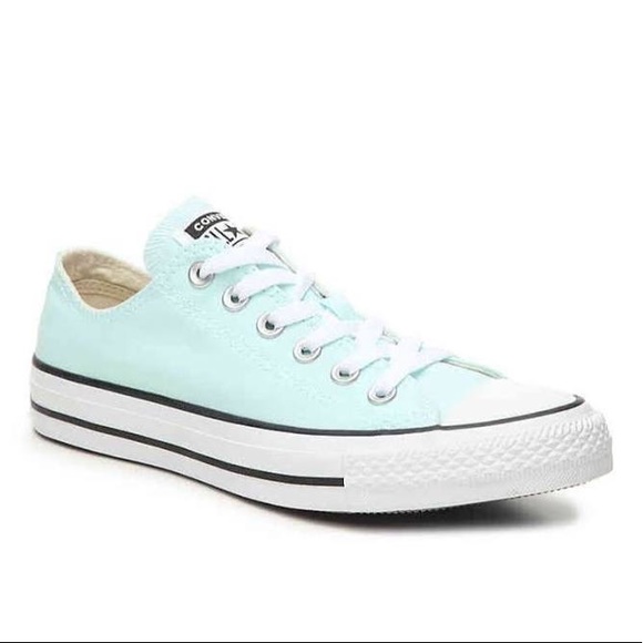Converse low top light blue, aqua, ice mint color - Picture 8 of 9